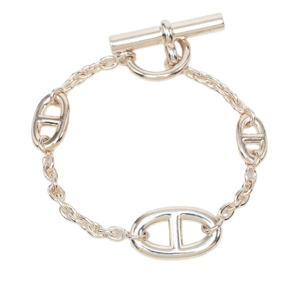 HERMES Silver Charm Bracelet